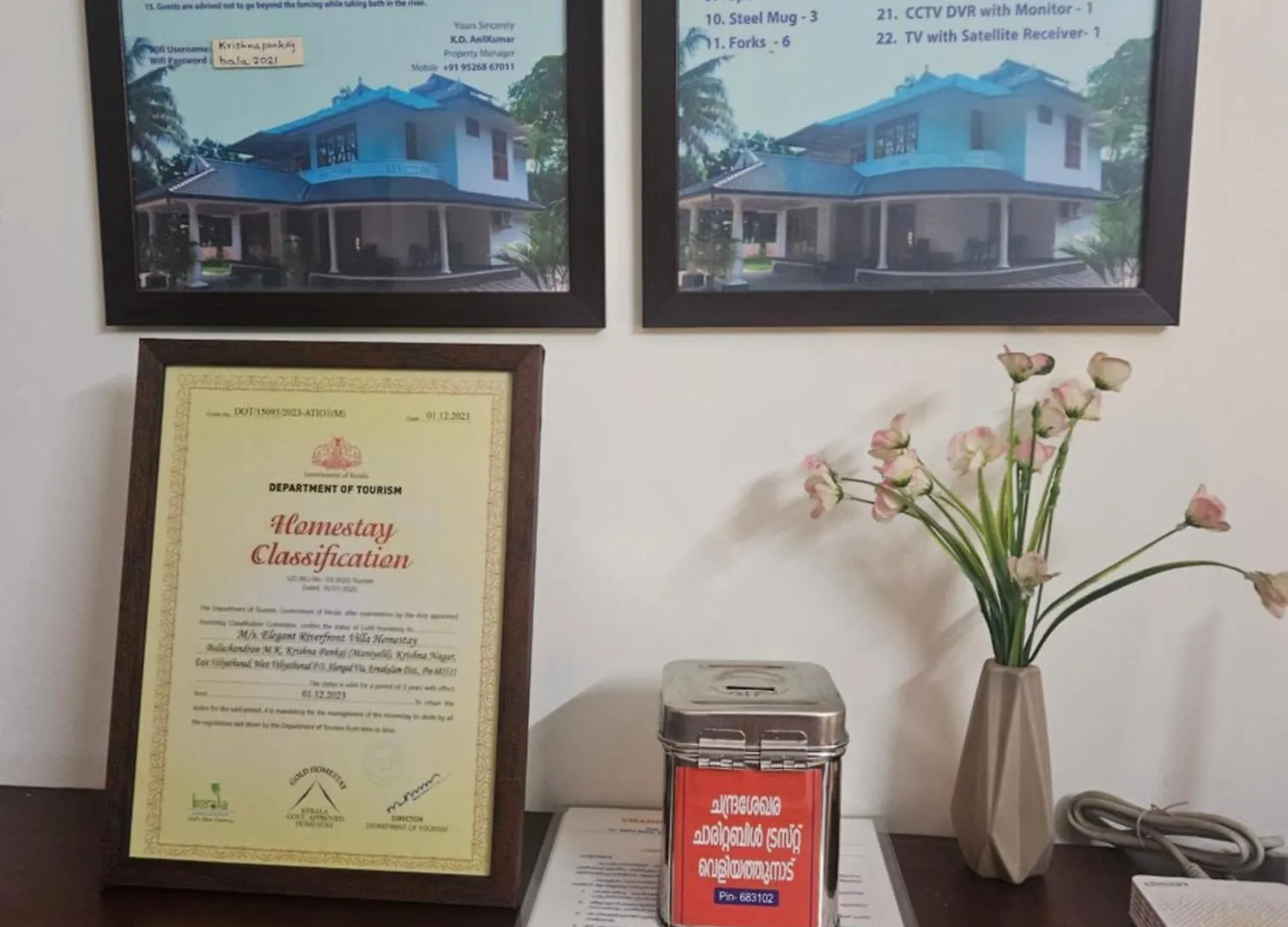Alwaye Elegant River Front Villa Near Airport Kochi.